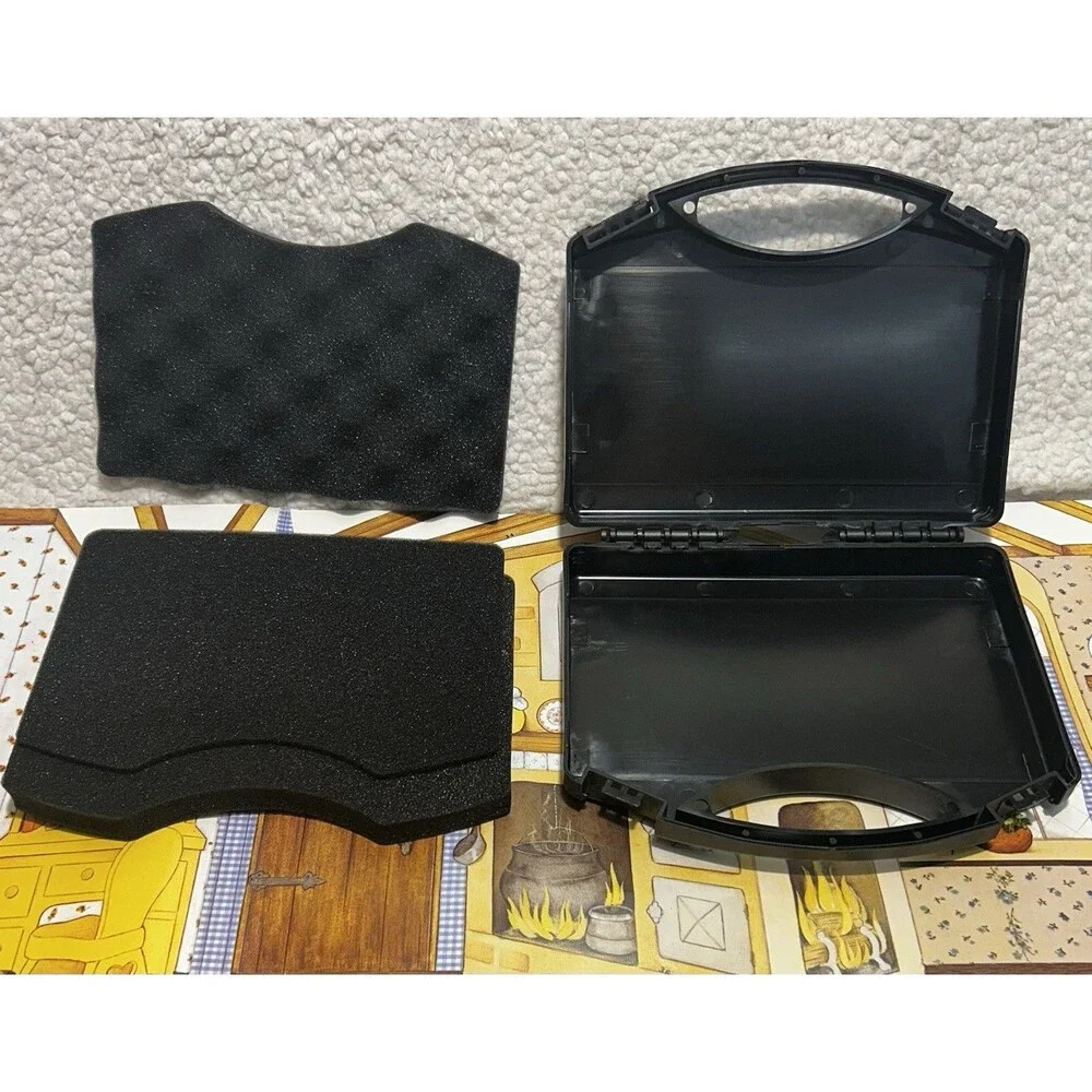 Ring Security Wedding Ring Bearer Briefcase Box Black Gold With Foam Inserts